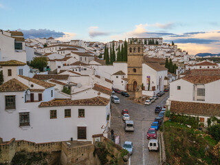 Wall Mural - Puente Viejo, Ronda with Iglesia de Padre Jesús