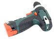 © AVD - modern cordless drill on a white
