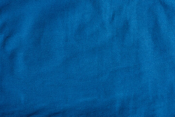 Close up photo of blue cloth texture