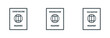 © Marius Karp - Vaccine passport vector flat design - Passport with mark of immunity and vaccination from Covid-19 for safe travel after global pandemic of Coronavirus.