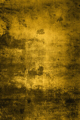 fortuna gold grunge wall background. old painted wall background.