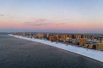 Sticker - Snow Covered Beach