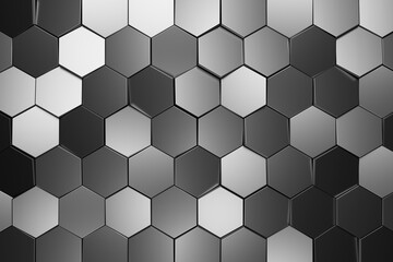 Wall Mural - abstract background of hexagon. 3d rendering.