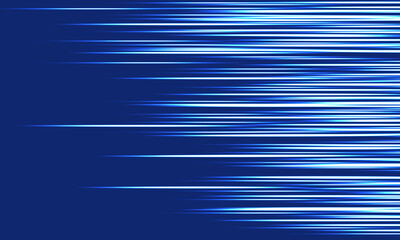 Poster - abstract blue light high speed motion dynamic background vector illustration.