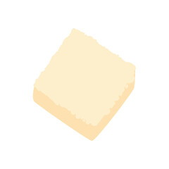 Sticker - white cheese icon