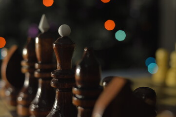 chess pieces on a chessboard