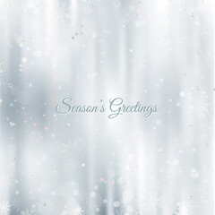 Wall Mural - Abstract Christmas background with snowflakes. Blue Elegant Winter background