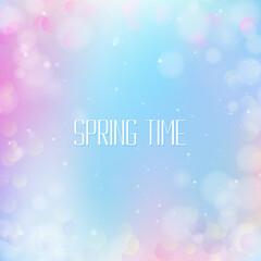 Wall Mural - Spring bokeh background