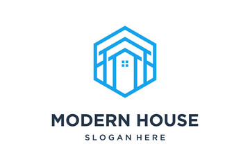 Minimalist home logo design inspiration