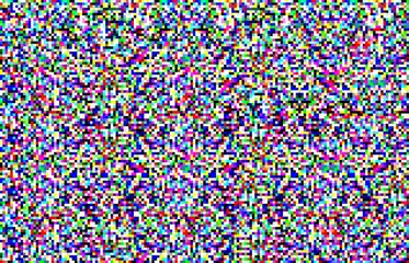 Leinwandbilder - Television signal loss glitch with color digital pixels noise background. Broken TV effect, data transfer error and video file fail problem vector. Signal transfer problem effect on monitor screen