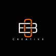 BO, OB Letter Initial Logo Design Template Vector Illustration