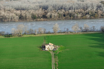 Poster - perdue dans les champs