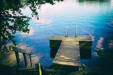 pier on the lake