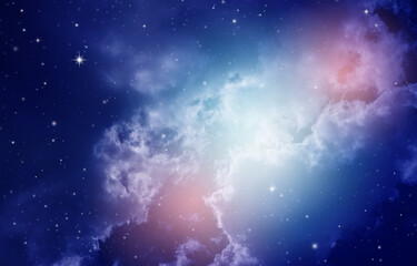 Wall Mural - night sky with stars.