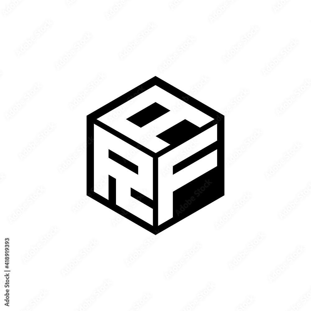 Cover Letter For Rfa RFA letter logo design with white background in illustrator, cube logo ...