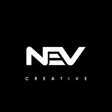 NEV Letter Initial Logo Design Template Vector Illustration