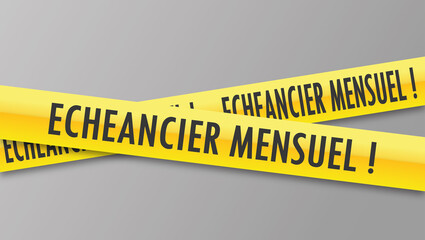 Poster - Logo échéancier mensuel.