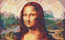 My Painting Reproduction Of Mona Lisa By Leonardo Da Vinci.