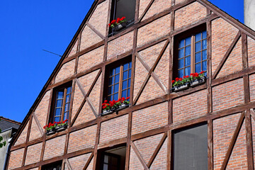 Tours; France - july 11 2020 : the old city in summer