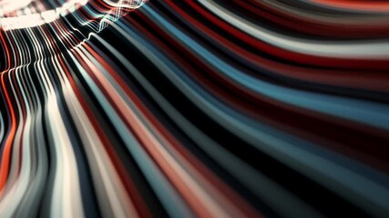 Poster - Abstract Light Strings Patterns Flowing Background Loop/ 4k animation of an abstract background of powerful speed stroke patterns and strings seamless looping