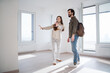 © Halfpoint - Young couple moving and planning in new flat, new home and relocation concept.
