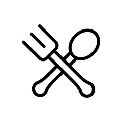 Sticker - fork spoon