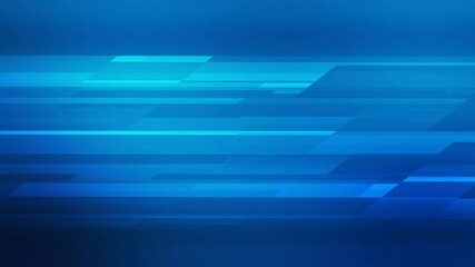Fototapete - Bright blue abstract hi-tech geometric motion design. Seamless looping. Video animation Ultra HD 4K 3840x2160
