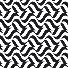 Poster - Geometric striped seamles pattern. Modern abstract background.