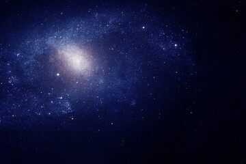 Wall Mural - galaxy background with stars. elements of this image were furnished by nasa.