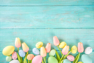 Wall Mural - Spring and Easter holiday background