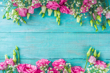 Festive floral background