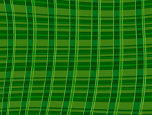 Wavy Green Plaid Pattern For St Patricks Day Background Illustration