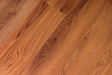 Poster - background of bright brown, wooden flooring, top view