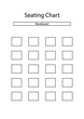 Classroom Seating Chart blank template. Clipart image