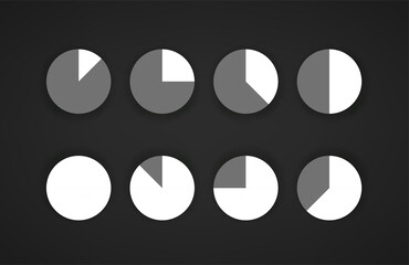 Aufkleber - Web and mobile app preloader template isolated on dark background