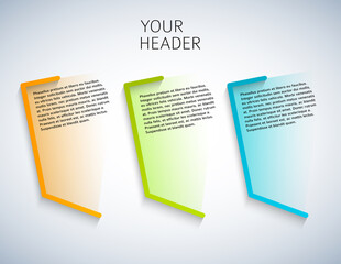 Wall Mural - design elements loop style background business presentation template. vector illustration eps 10 for
