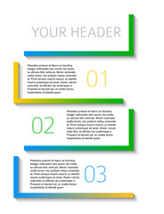 Wall Mural - design elements loop style background business presentation template. vector illustration eps 10 for