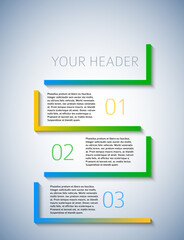 Wall Mural - design elements loop style background business presentation template. vector illustration eps 10 for