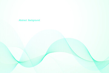 Poster - Abstract Modern Line, Wave . Dynamic shapes composition and elements.Modern design. With Sample Text Area
