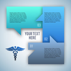 Wall Mural - design elements puzzle style background business presentation template. vector illustration eps 10 f