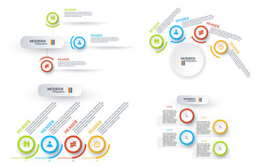Wall Mural - design elements infographic style background business presentation template. vector illustration eps
