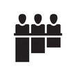 © MOHAMMEDANOWAR - Teamwork performance graph chart icon