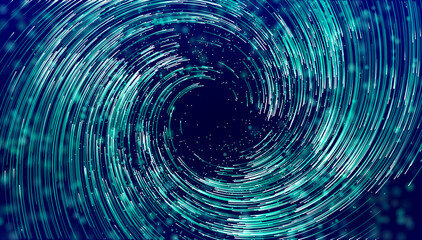 air swirl flow. digital technology vortex. spiral data swirl spin. twirl circle hurricane background