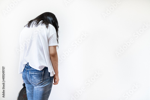 Obraz W Ramie 立ち尽くす女性の写真 無気力 うつ病のイメージ Depresja Depresja Choroba Fototapety Foteks