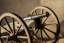 Close-up Of A Medieval Cannon