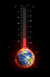 © Rana Dias/Caia Image - Temperature rising on global warming thermometer