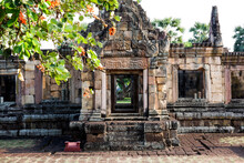 Phanom Rung Is The Name Of An Ancient Sandstone Castle In Buriram Province In Thailand.