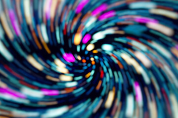 Aufkleber - Abstract technological background in vibrant colors and blur effect.