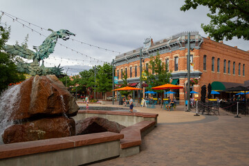 Wall Mural - Downtown_Fort Collins Colorado