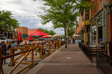 Wall Mural - Downtown_Fort Collins Colorado